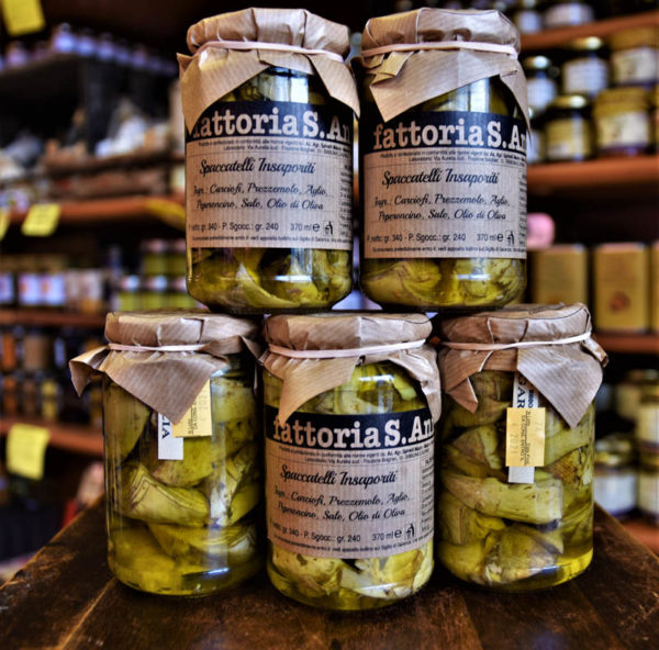 Carciofi Spaccatelli Insaporiti  Fattoria S. Anna Bolgheri 340gr